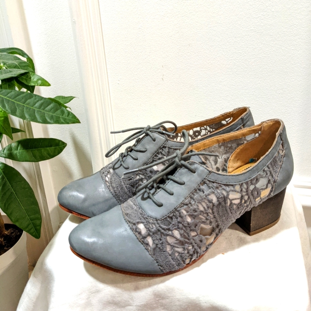Leather shoes by Latigo for Anthropologie